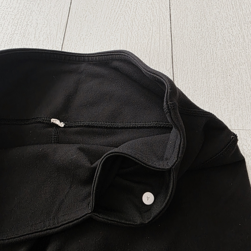 Lululemon‎ Black Crop Athletic Leggins 4 - Picture 3 of 5